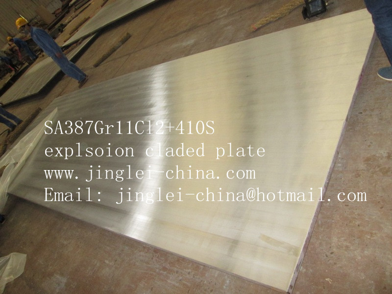 Clad steel plate