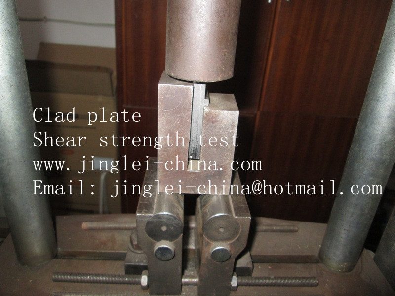clad plate shear strength test